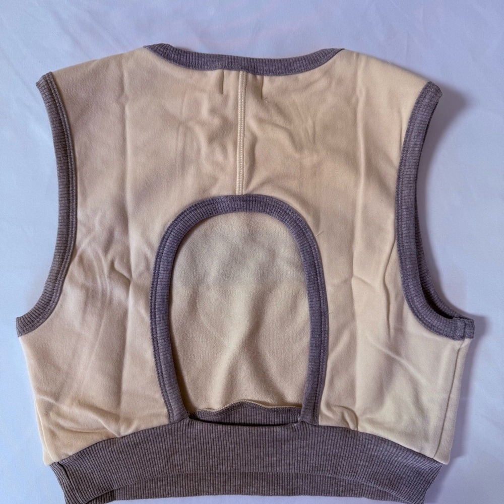 NWT Anthropologie Sundry Stripe Open Back Crop‎ Tank Top Size L - Picture 7 of 7